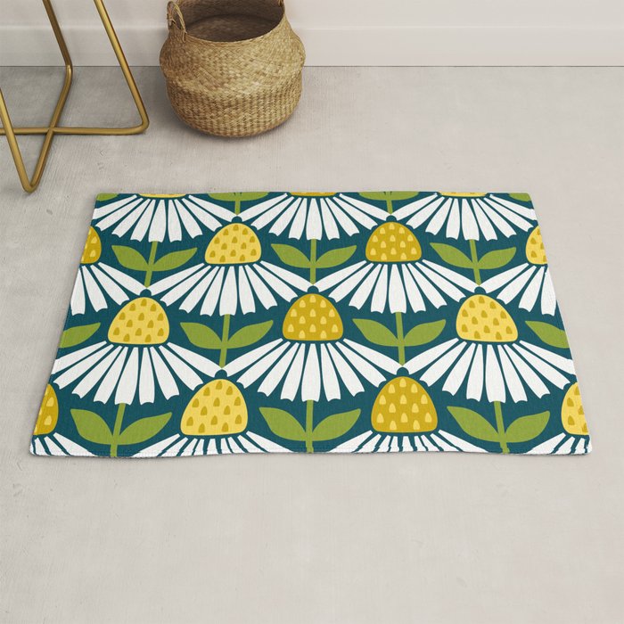 the daisies greet you Rug Gallery Image 1