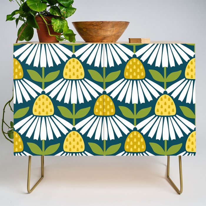 the daisies greet you Credenza Gallery Image 1