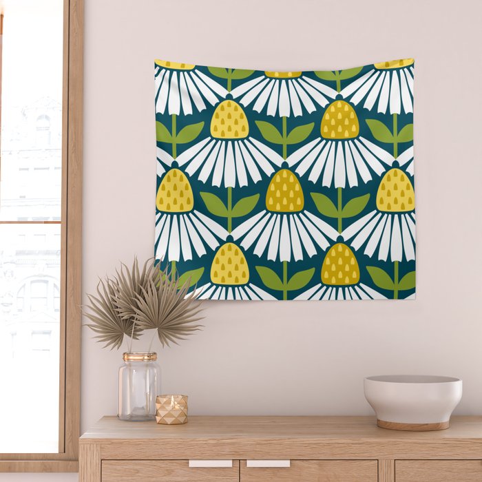 the daisies greet you Wall Tapestry Gallery Image 2