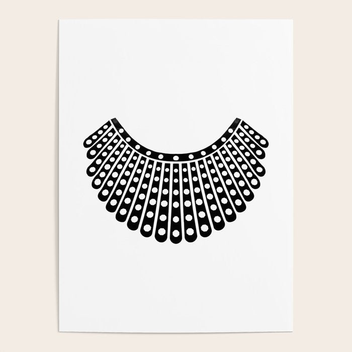 Ruth Bader Ginsburg Dissent Collar Poster Gallery Image 1