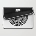 Ruth Bader Ginsburg Dissent Collar Laptop Sleeve Gallery Image 2