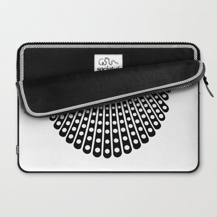 Ruth Bader Ginsburg Dissent Collar Laptop Sleeve Gallery Image 2