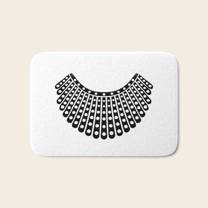 Ruth Bader Ginsburg Dissent Collar Bath Mat Gallery Image 1