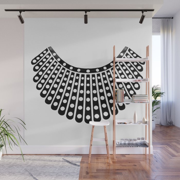 Ruth Bader Ginsburg Dissent Collar Wall Mural Gallery Image 1