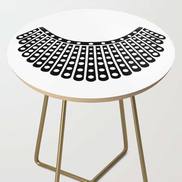 Ruth Bader Ginsburg Dissent Collar Side Table Gallery Image 2