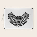 Ruth Bader Ginsburg Dissent Collar Laptop Sleeve Gallery Image 1