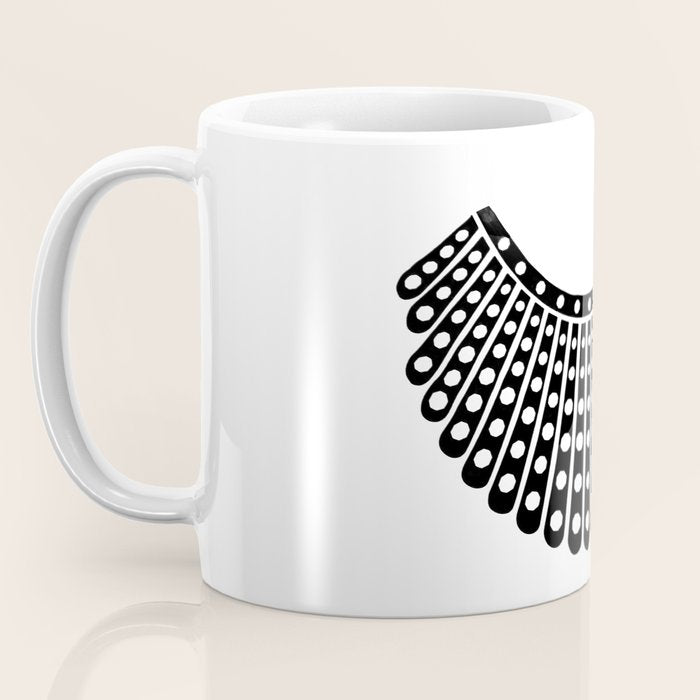 Ruth Bader Ginsburg Dissent Collar Coffee Mug Gallery Image 3