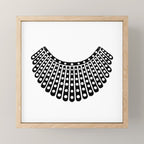 Ruth Bader Ginsburg Dissent Collar Mini Art Print Gallery Image 1