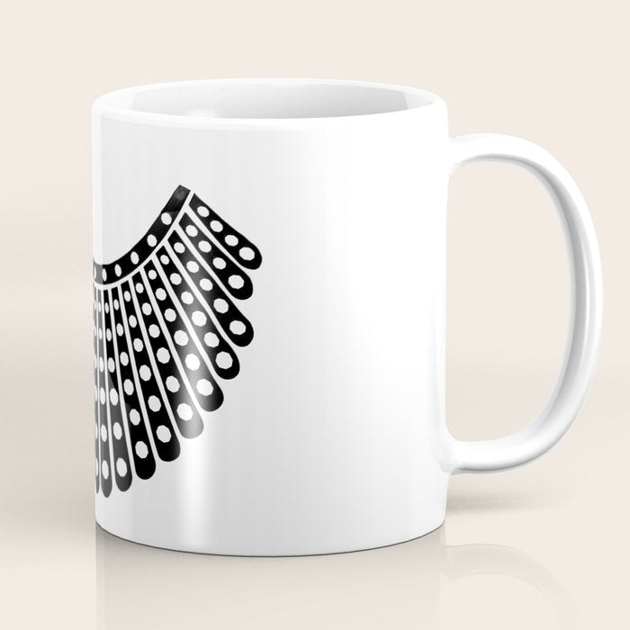 Ruth Bader Ginsburg Dissent Collar Coffee Mug Gallery Image 1