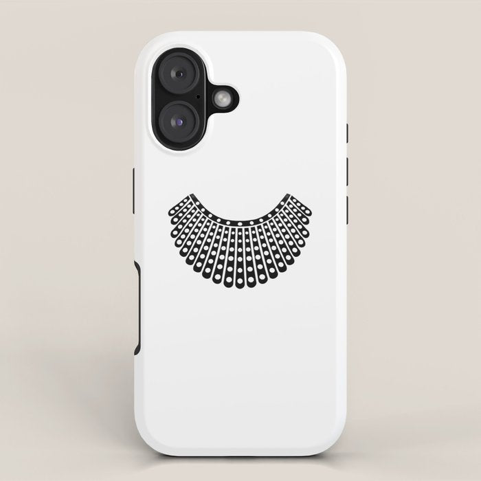 Ruth Bader Ginsburg Dissent Collar iPhone Case Gallery Image 1