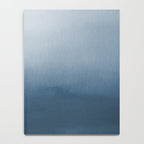 White & Blue Abstract Watercolor Blend Pairs To 2020 Color of the Year Chinese Porcelain PPG1160-6 Notebook Gallery Image 4
