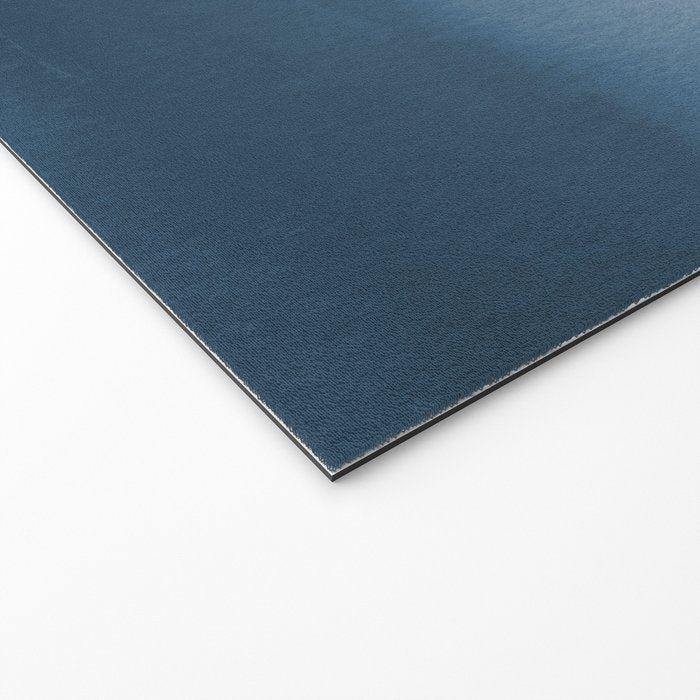 White & Blue Abstract Watercolor Blend Pairs To 2020 Color of the Year Chinese Porcelain PPG1160-6 Welcome Mat Gallery Image 2