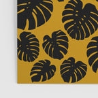 Monstera - Dark Yellow Poster Gallery Image 3