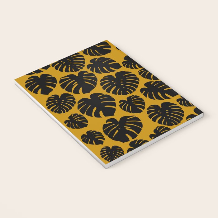 Monstera - Dark Yellow Notebook Gallery Image 3