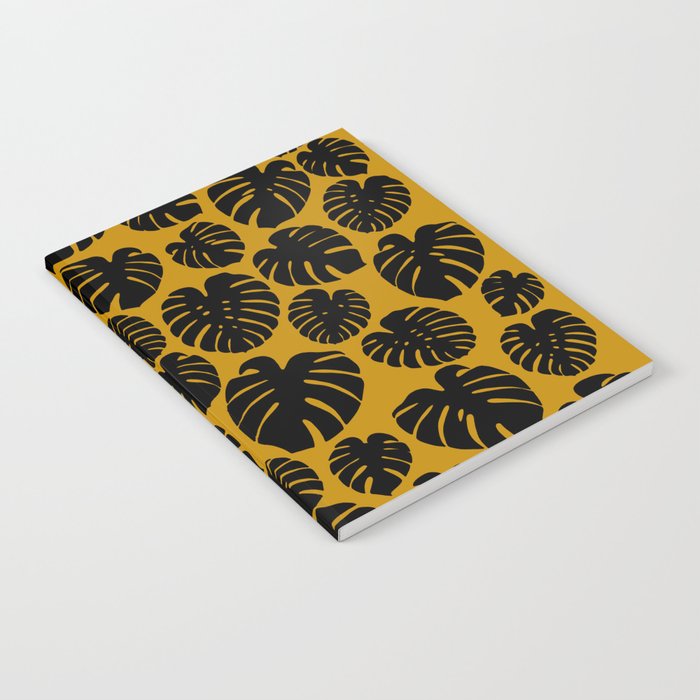 Monstera - Dark Yellow Notebook Gallery Image 1
