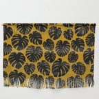 Monstera - Dark Yellow Wall Hanging Gallery Image 1