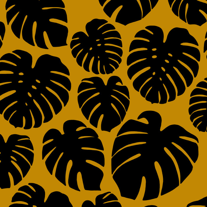 Monstera - Dark Yellow Coffee Mug Gallery Image 2