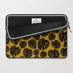 Monstera - Dark Yellow Laptop Sleeve Gallery Image 2