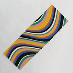 Wavy Stripes XIII - Bold Retro Yoga Mat Gallery Image 1