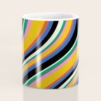 Wavy Stripes XIII - Bold Retro Coffee Mug Gallery Image 4