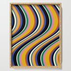 Wavy Stripes XIII - Bold Retro Serving Tray Gallery Image 1