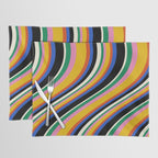 Wavy Stripes XIII - Bold Retro Placemat Gallery Image 1