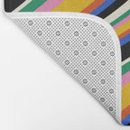 Wavy Stripes XIII - Bold Retro Bath Mat Gallery Image 2