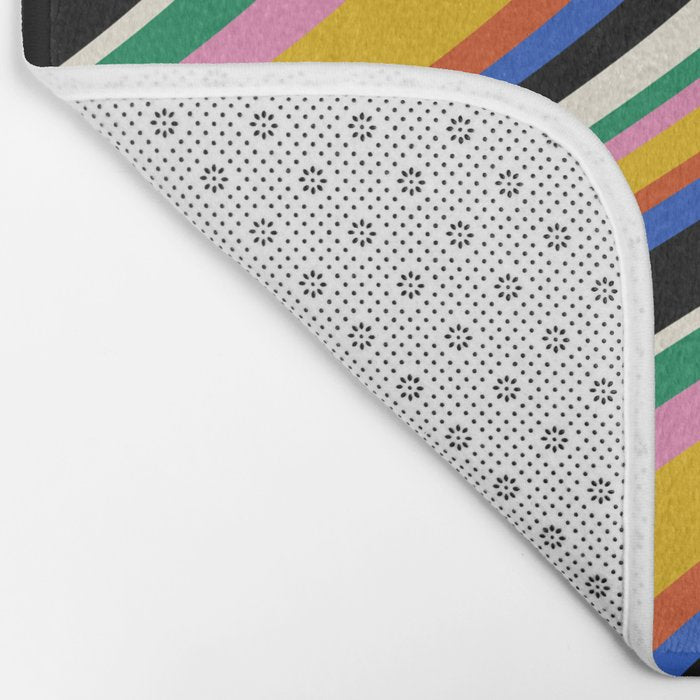 Wavy Stripes XIII - Bold Retro Bath Mat Gallery Image 2