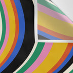 Wavy Stripes XIII - Bold Retro Wall Tapestry Gallery Image 3