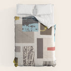 Abstract Geometric Paper Collage Comforter Gallery Image 6