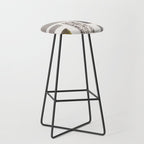 Abstract Geometric Paper Collage Stool Gallery Image 1