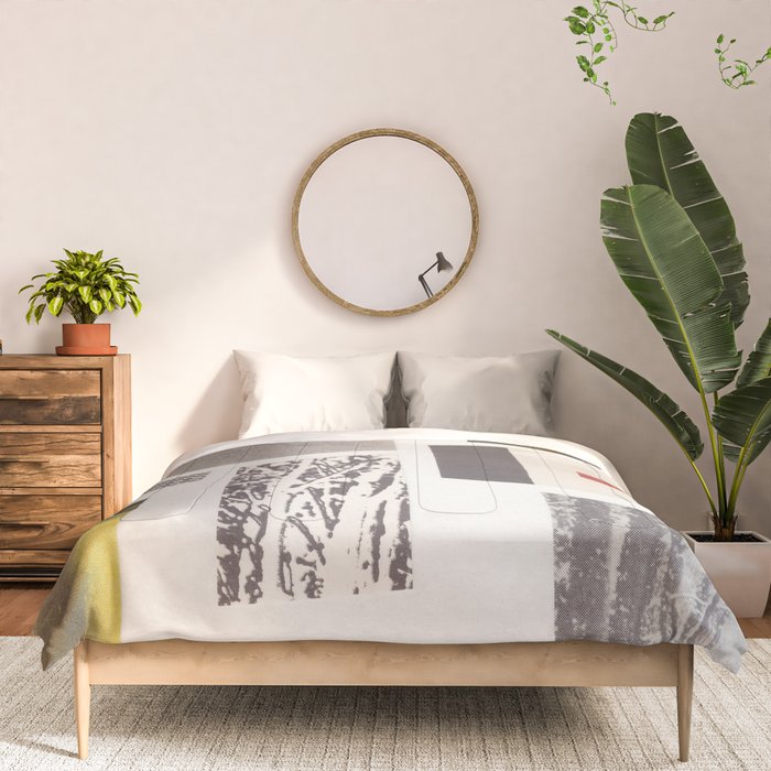Abstract Geometric Paper Collage Comforter Gallery Image 3