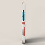 Abstract Geometric Paper Collage iPhone Case Gallery Image 2