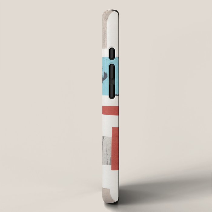 Abstract Geometric Paper Collage iPhone Case Gallery Image 2