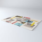 Abstract Geometric Paper Collage Rug Gallery Image 3