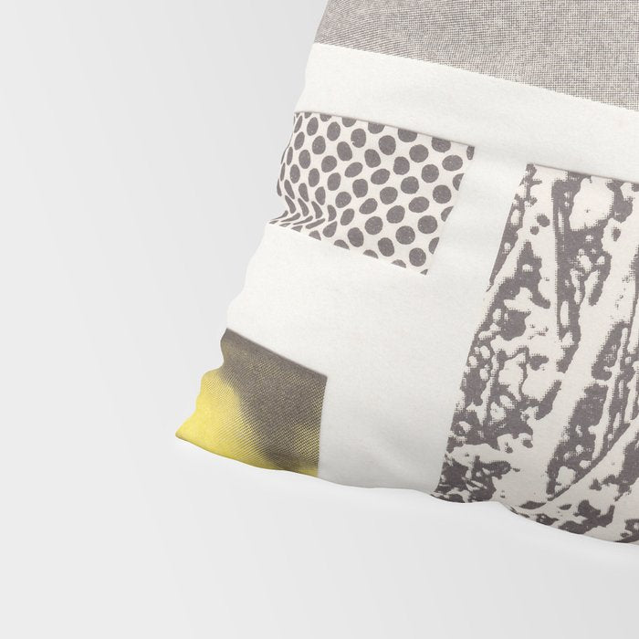 Abstract Geometric Paper Collage Pillow Sham Gallery Image 4