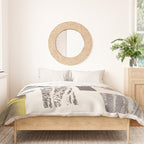 Abstract Geometric Paper Collage Duvet Cover Gallery Image 3