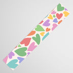 Retro Colorful Hearts Table Runner Gallery Image 3
