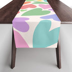 Retro Colorful Hearts Table Runner Gallery Image 1