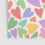 Retro Colorful Hearts Poster Gallery Image 3