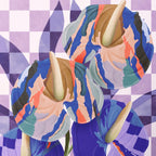 Modern artistic flowery tropical Coffee Mug Gallery Image 2