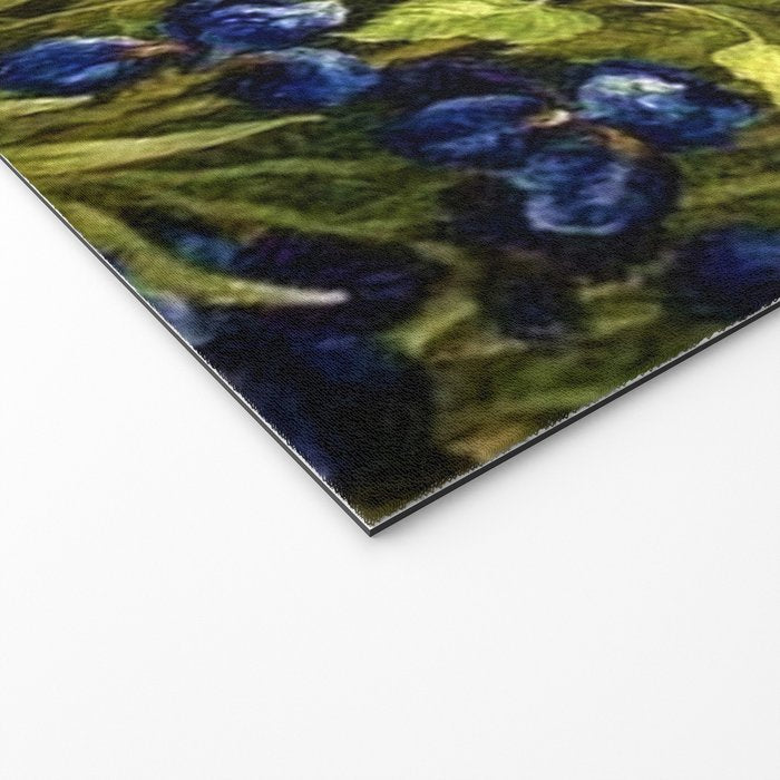 Sunflowers & Blue Irises by Vincent van Gogh Welcome Mat Gallery Image 2