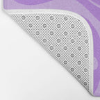 Pastel Purple Dripping Smiley Bath Mat Gallery Image 2