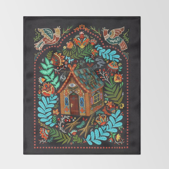 BabaYaga Throw Blanket Gallery Image 2