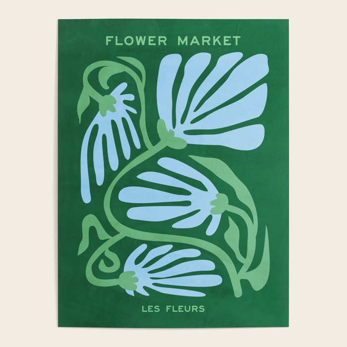 Moonstone & Crusoe: Les Fleurs | Flower Market Color Series 01 Poster Gallery Image 4