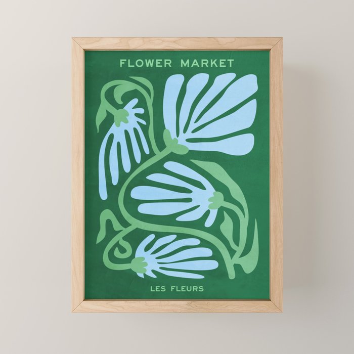 Moonstone & Crusoe: Les Fleurs | Flower Market Color Series 01 Mini Art Print Gallery Image 1