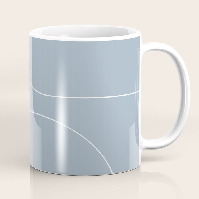 Modern Minimal Line Abstract XIII Coffee Mug Gallery Image 1