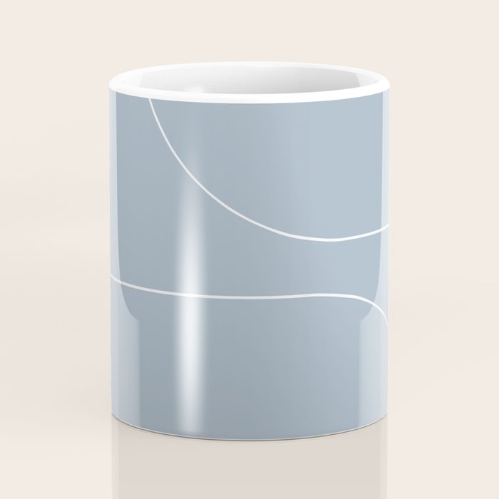 Modern Minimal Line Abstract XIII Coffee Mug Gallery Image 4