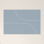 Modern Minimal Line Abstract XIII Welcome Mat Gallery Image 1