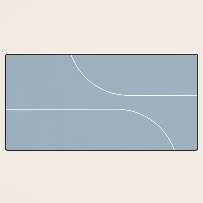 Modern Minimal Line Abstract XIII Desk Mat Gallery Image 3